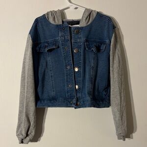 Kids Denim and Gray Jean Jacket